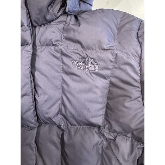THE NORTH FACE Puffer 550 Fill Down Jacket Parka Coat Detach Hood Womens Large - Picture 9 of 16